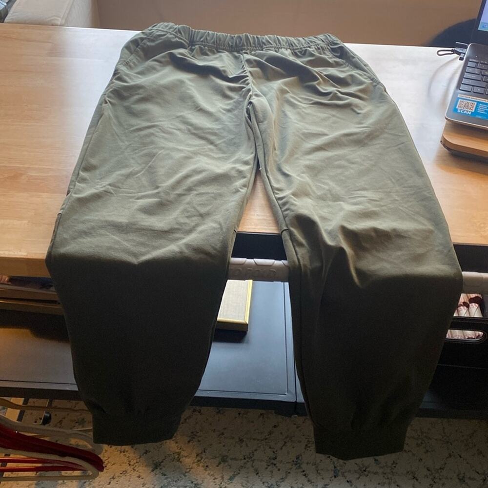 GU polyester joggers